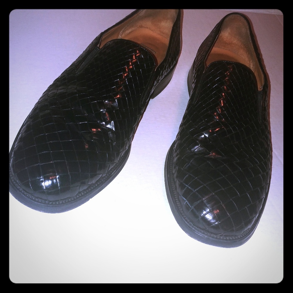 Mezlan Men's Black Leather Loafers Size 11M
